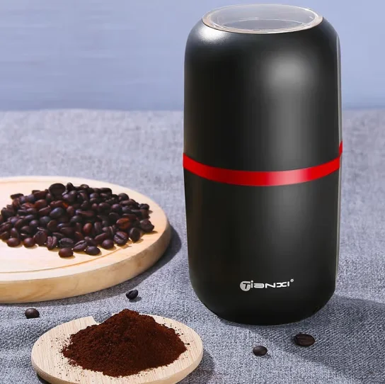 TIANXI grinder, ultrafine coffee bean grinder, household small electric large capacity dry black