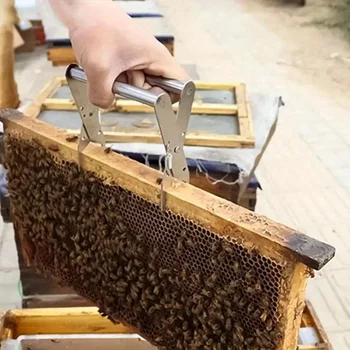 New Bee Hive Frame Holder Capture Frame Grip Beehive Clip Clamp Grasp Beekeeping Accessories Increase Honey Bee Tool 2