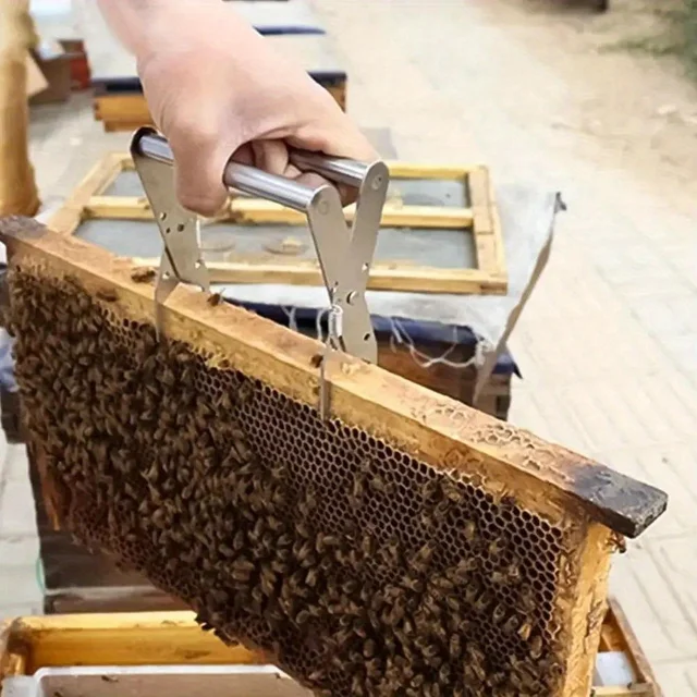 New Bee Hive Frame Holder Capture Frame Grip Beehive Clip Clamp Grasp Beekeeping Accessories Increase Honey Bee Tool 2