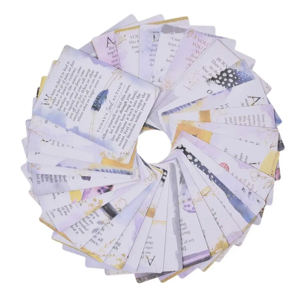 Tarot oráculo cartões com pdf Guia, novo, alma, auto-consciência, questões  diárias que irão transformar sua vida