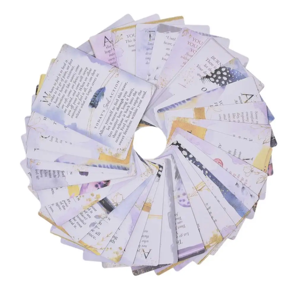 Tarot oráculo cartões com pdf Guia, novo, alma, auto-consciência, questões diárias que irão transformar sua