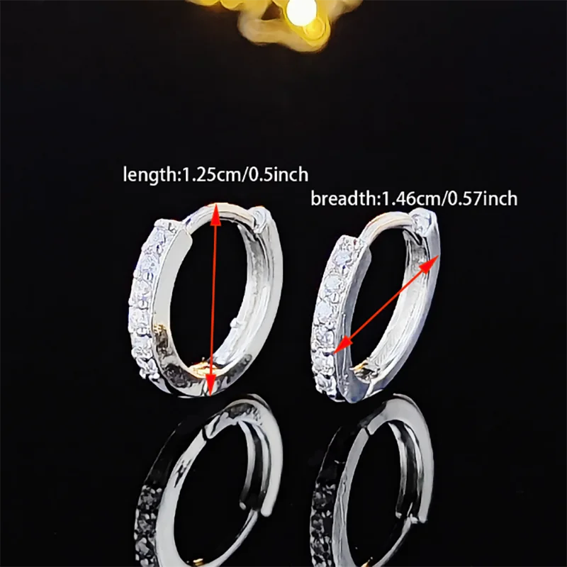 2024 여성용 후프 귀걸이, 트렌디한 후크, Boucle Doreille Femme 웨딩 쥬얼리, E408a, 신상 패션