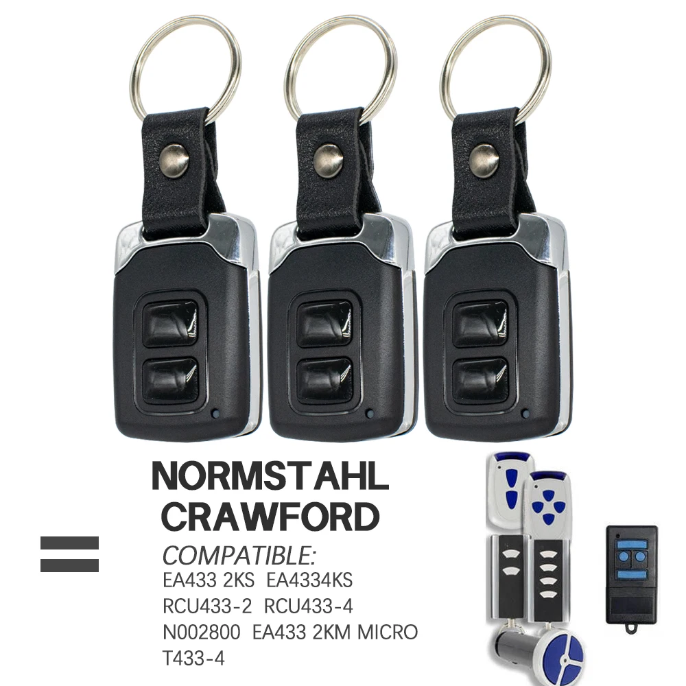 2 stuks poort afstandsbediening, 434,42 MHz afstandsbediening voor garagedeur, universele afstandsbediening voor poort, compatibel met 4014 TX03 434 2 | 4022 TX03 434 2 | 4013 TX02 434 4 XP