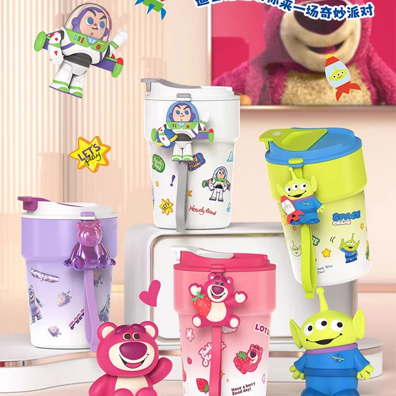 

Термокружка Disney Buzz Lightyear, новая милая портативная Термокружка для девочек, 316 пищевой класс, большая емкость, сопутствующая чашка для воды