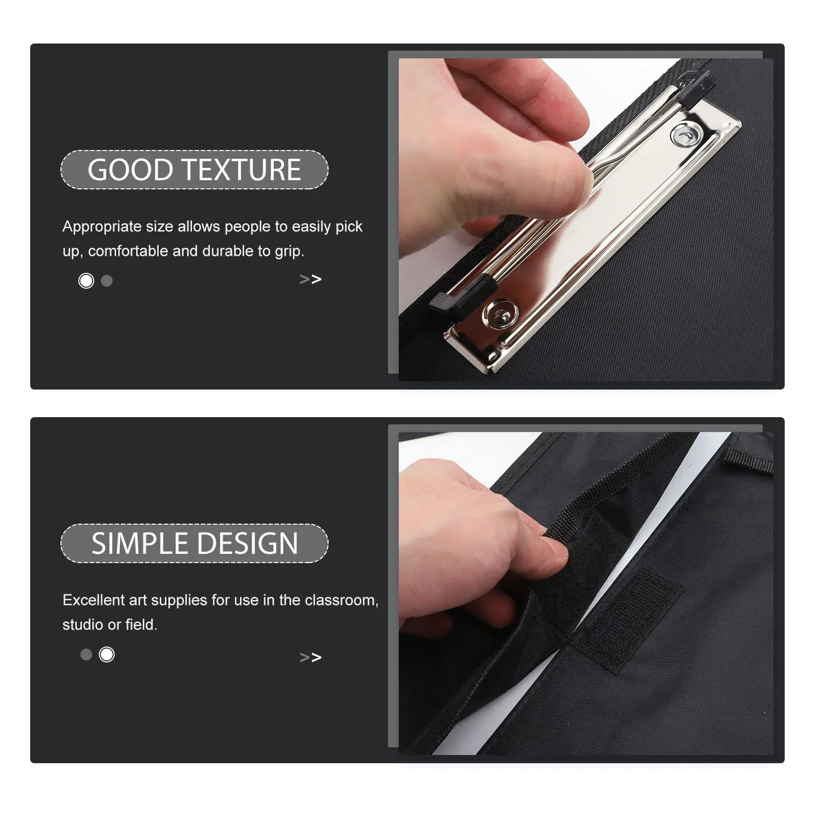 방수 스케치 보드 예술가 학생을 위한 경량 드로잉 클립보드 휴대용 페인팅 도구 스케치 보드