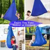Kids Sensory Swing Elastic Therapy Swing Indoor Outdoor Yoga Suspension Beds Relaxing Calming Compression Therapy Swing Hammock 4
