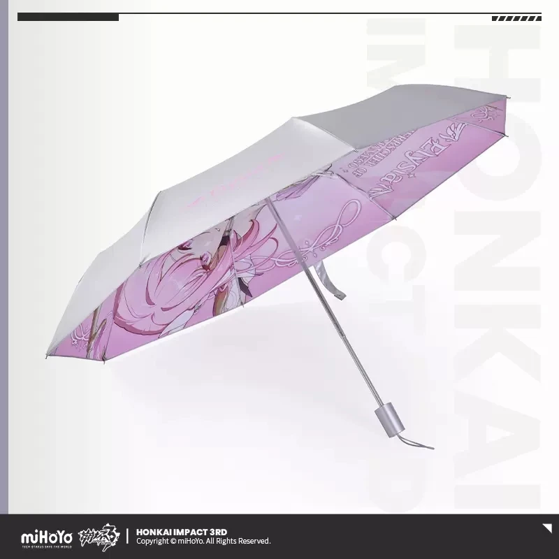 

Original Game Anime Honkai Impact 3 Elysia Theme Cosplay Fashion Portable Folding Umbrella Sun Rain Umbrella Xmas Gifts