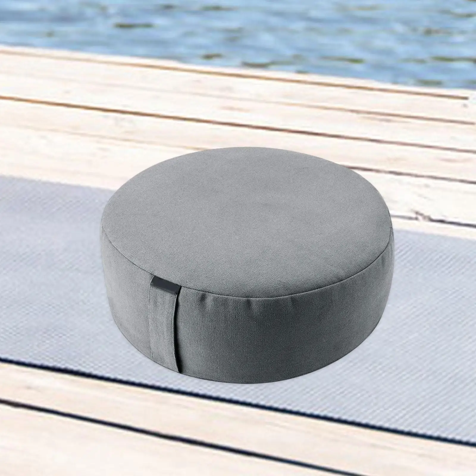Meditation Cushion Portable Soft Yoga Pillow Buckwheat Shell Filling Tatami Round Stool Futon living room balcony Men and Women 3