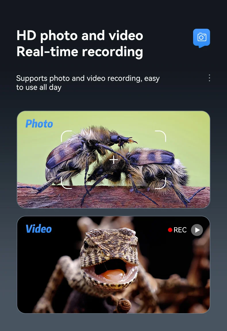 Description Picture 4 of item7" IPS Digital Microscope 5MP 1200X 1080P Video Focusing Camera Microscopes 8 LED Coin Circuit Soldering Phone Repair Magnifier