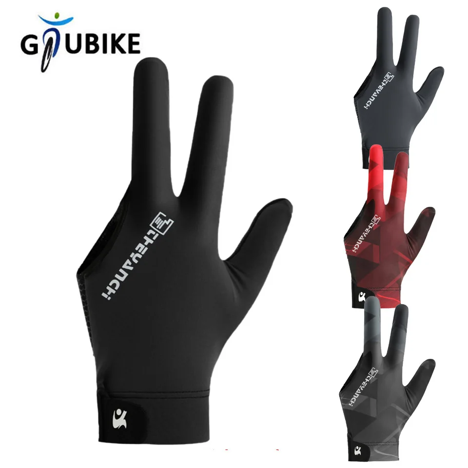 Billiards Gloves Enhanced Grip Left Hand Open Three Finger Professional 1PC