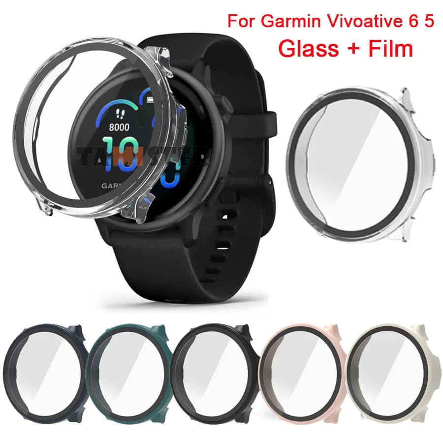 Tempered Glass Protective Bumper Case Cover and Screen Protector Frame