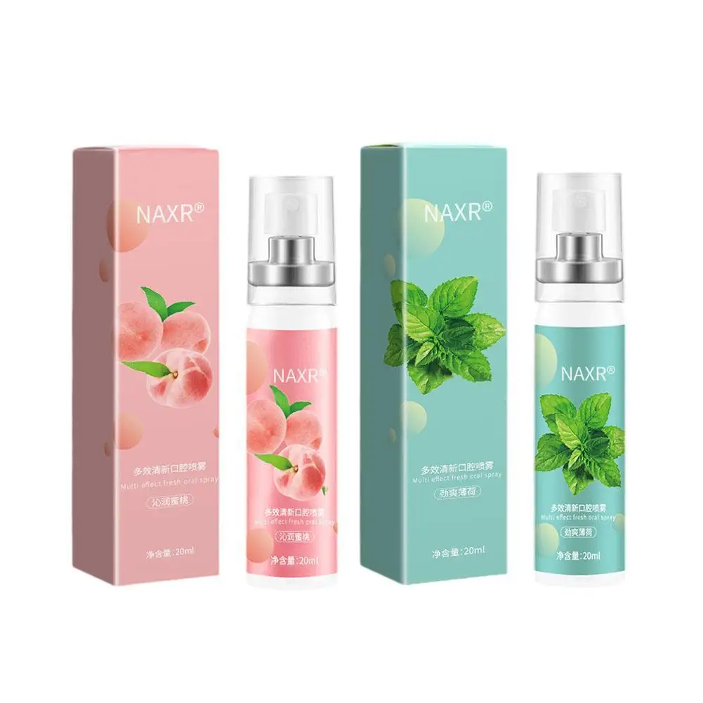 

Fresh Breath Peach Mouth Spray Probiotics Breath Freshener Effective Lasting Bad Breath Spray Toothpaste Lasting Freshness 1pcs
