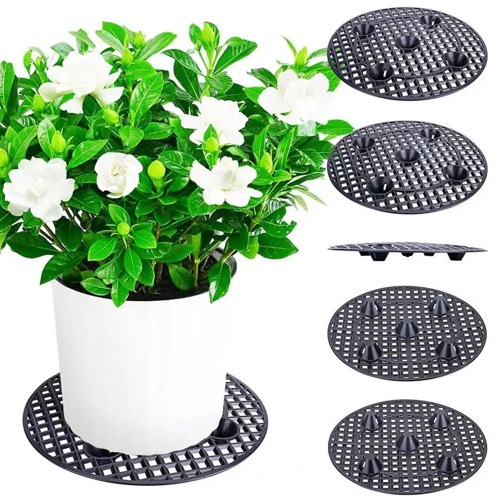

20/30CM Potted Plant Stand Space-saving Ventilating Plastic Plant Pot Level Elevator Floor Deck Protector Gardening Tool