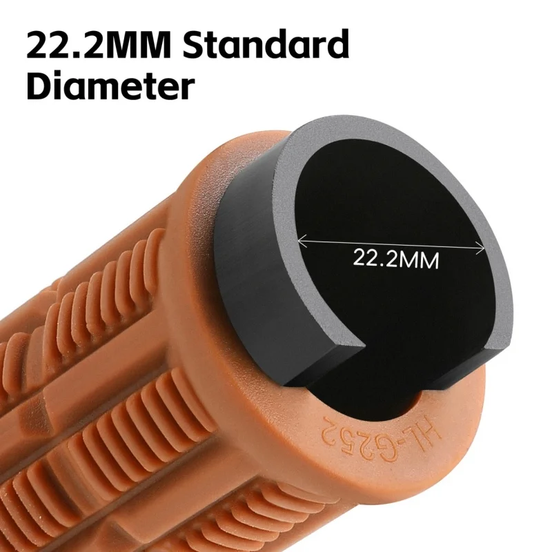 WEST BIKING Anti-Slip Bicycle Handlebar Grips TPR Lightweight Shock-Absorbing MTB Handle Bar Covers 22.2mm Universal Bike Grips