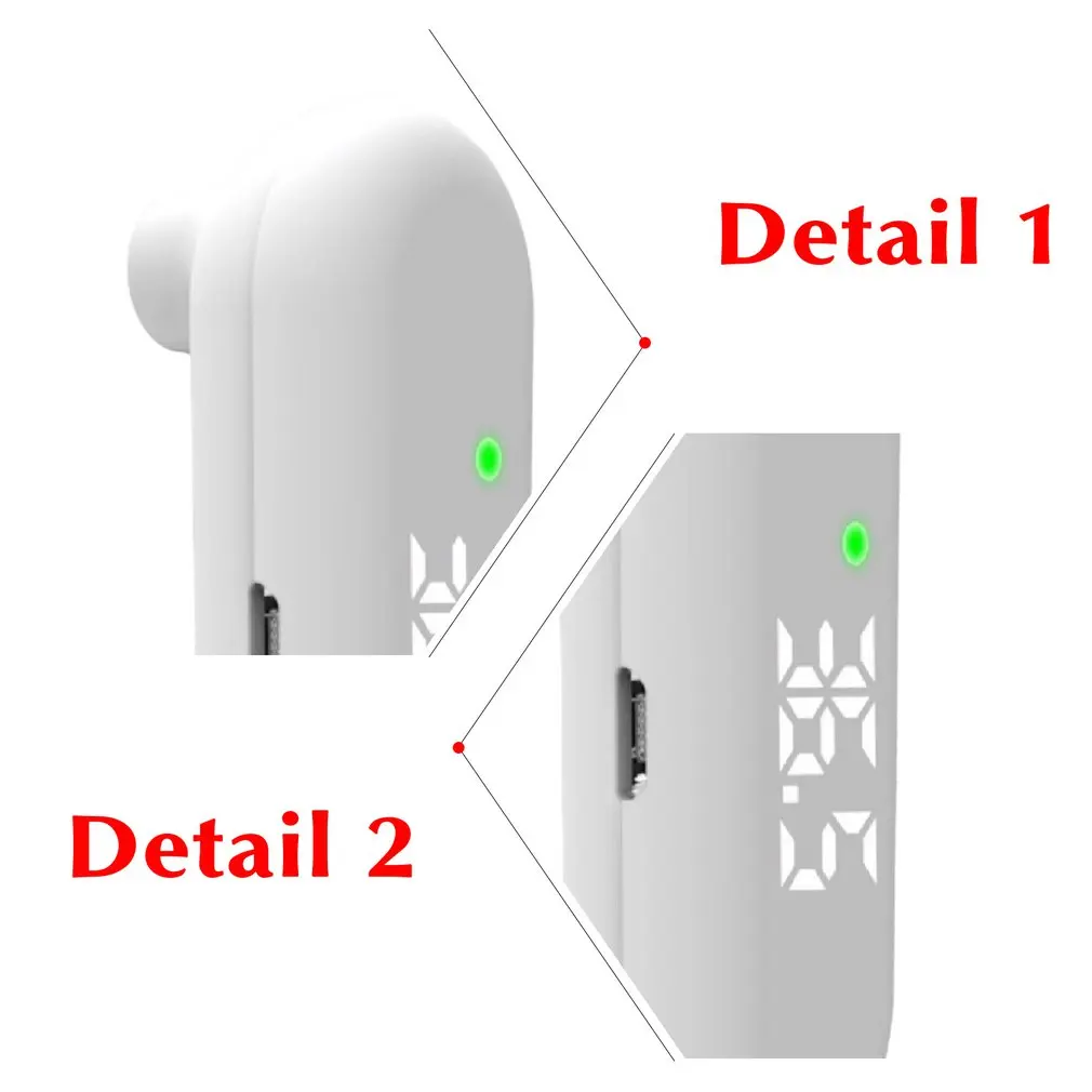 Digital Thermometer Handheld Body Forehead Non-contact Medical Infrared Temperature Meter Tool Home Outdoor Use