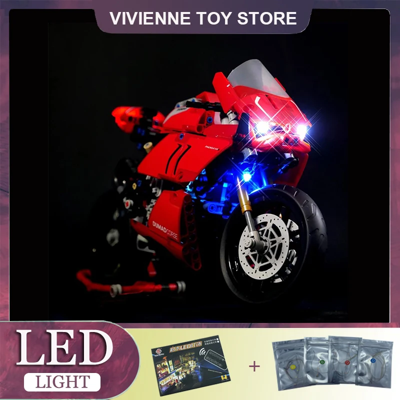 

LED Light Kit For LEGO 42107 Ducatis Panigale V4 R Building Blocks Brick Toy（Only LED Light，Without Blocks Model)