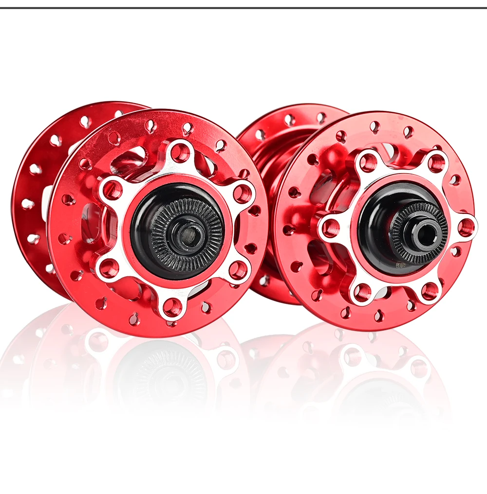 Bicycle hub front 2 rear 4 bearings mountain hub 6 pawl 72T noise hub