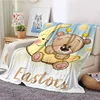 Winter New Pattern Blanket Baby Girl Boy Blankets Flannel Fleece Throw Blanket Personalized Family Friends Blanket Gifts 1