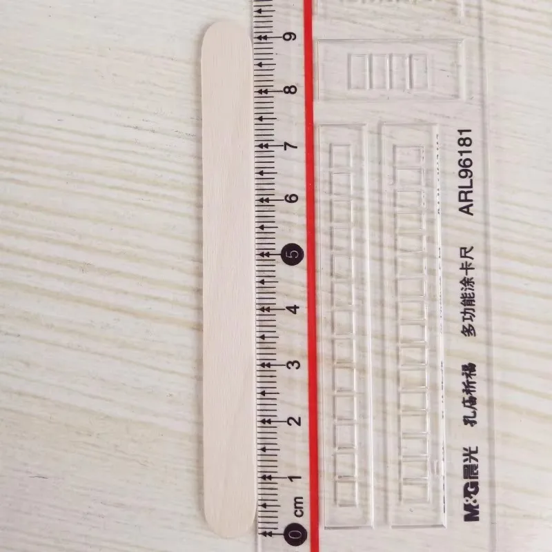 200/50pcs Natural Wooden Ice Cream Sticks Popsicle Stick Ice Cream Spoon Wood Art Cube Lollipop Cake Stick Tools