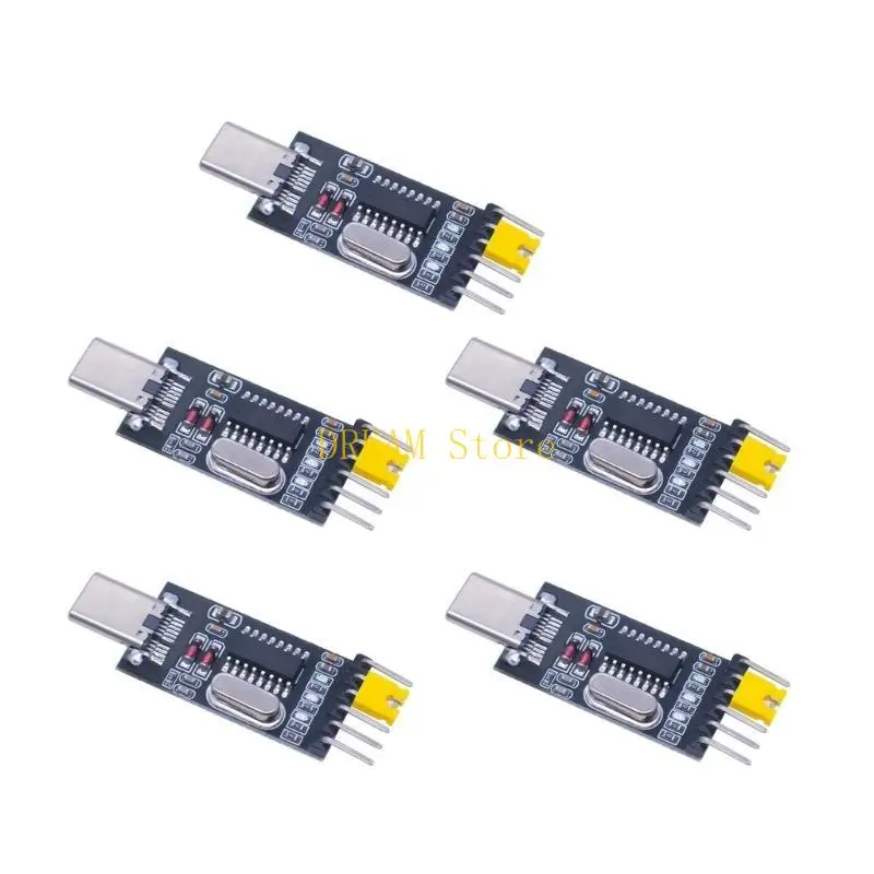 MCU 프로그래밍 디버깅을 위한 직렬 포트 CH340G 모듈에 직렬 포트 전화 USB에 5Pcs 유형 C 포트 다운로드 베스트 세일