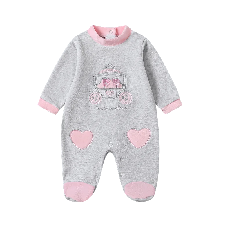 Autumn Velvet New Born Baby Romper for Girl 0-12m baby clothes baby sleepsuit