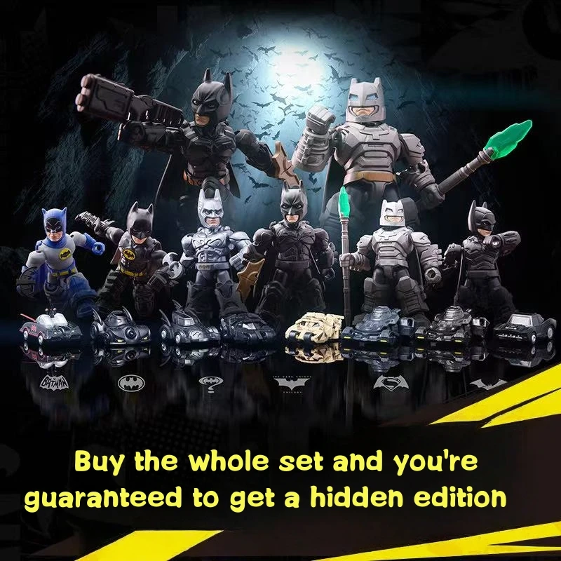 Batman Star Defender Blind Box Building Blocks - Batmobile Assemble Collectible Toy Gift Edition