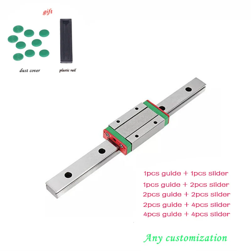 

MGN9 Miniature Linear Rail Slide Linear Guide MGN9H MGN9C Carriage For CNC 3D Parts 200 300 350 400 450 500 550 600 800 1000mm