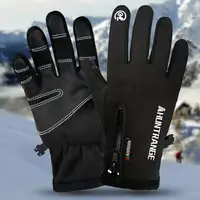 Windproof Touchscreen Finger Snow Ski Gloves For Men Women Waterproof Winter Gloves Cold Weather Non-Slip Thick Fleecing Mittens 1