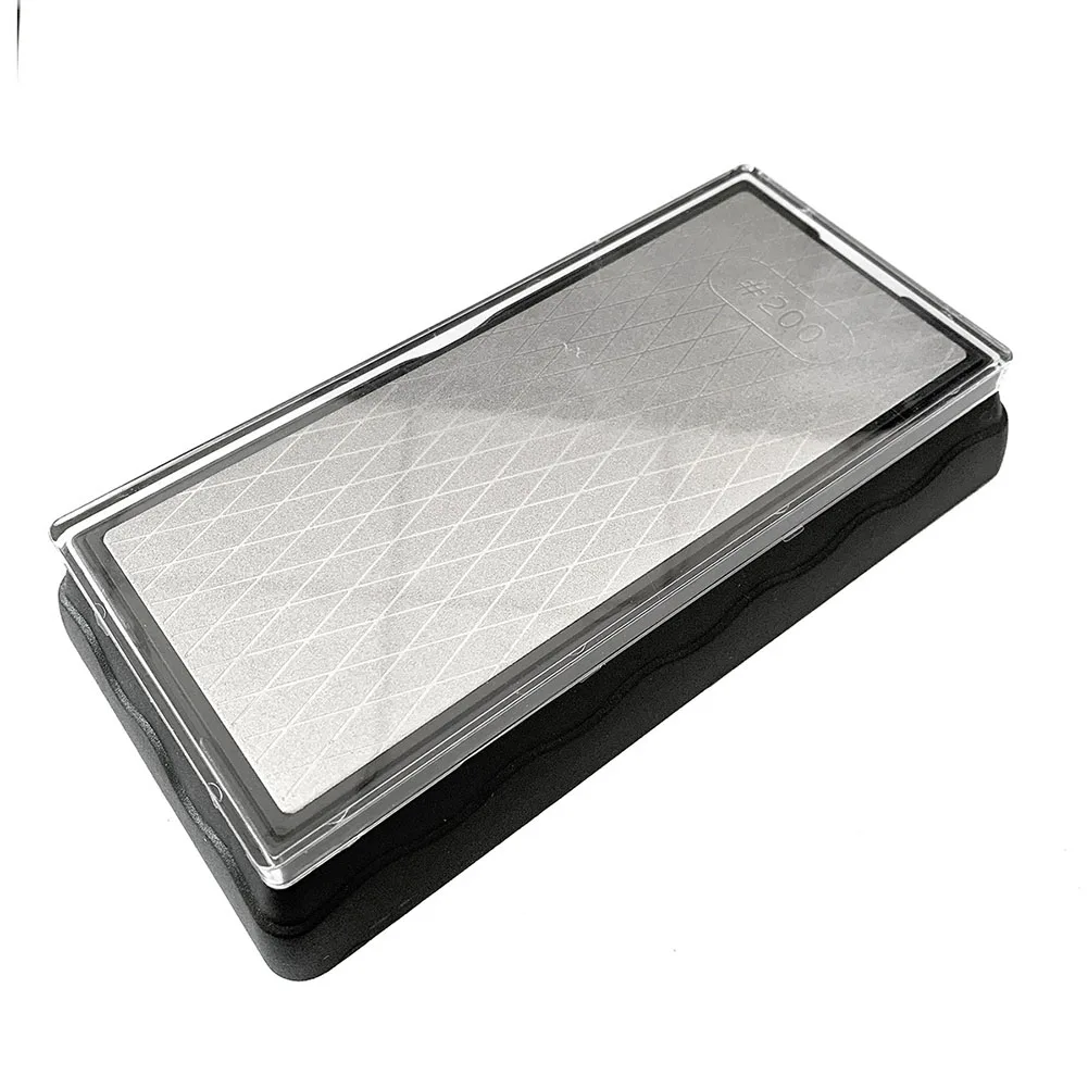

Double-Side Base Diamond Whetstone 400-1200 Grit Sharpening Stoner Kitchen Chef Grindstone Sharpener For All Blade Grinding Tool