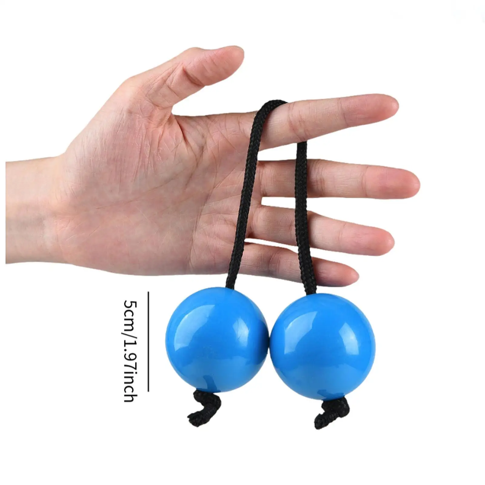 Rhythmic Sand Balls African Shaker Rattle, Two Pair, Double Gourd Percussion Gifts Instrument Hand Shaker Sand Balls for KTV