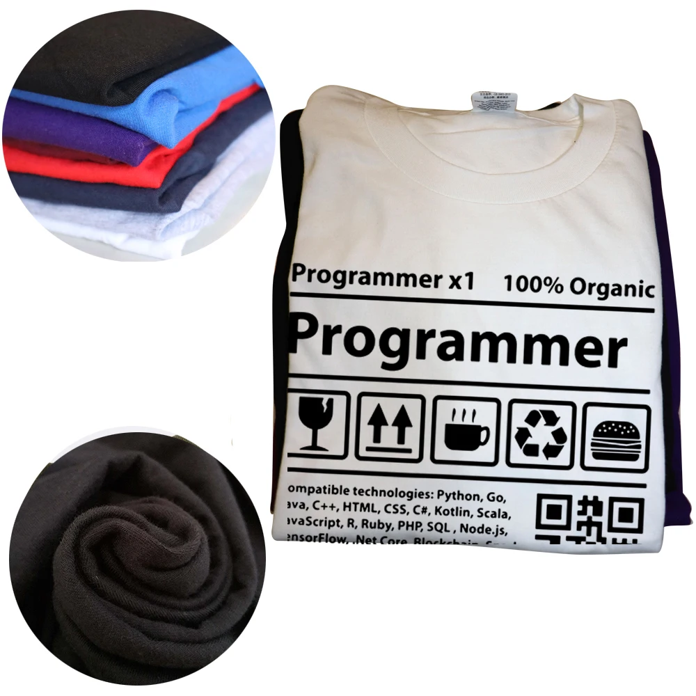 T-shirt drôle de programmeur de code-barres, de développeur de code, de programmation, d'ingénieur logiciel, de DevOps_voghion.com
