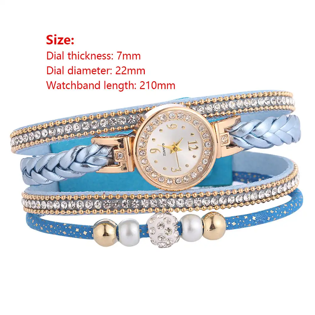 Women Watches Wrap Around Bracelet Fashion Dress Wrist Watch, women watches