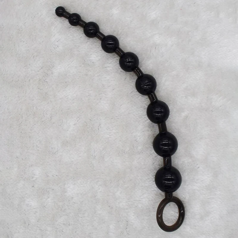 Anal Beads Sex Toys for Women Men Gay Buttplug Beads Long Butt Beads Vagina Pull Ring Ball Anal Stimulator Sex toy for beginner