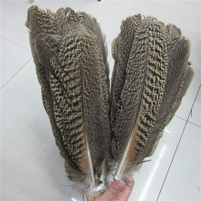 

Wholesale 20pcs Natural Eagle feathers 30-35cm/12-14inch Quality Peacock Feather For Wedding decoration diy jewelry Plume