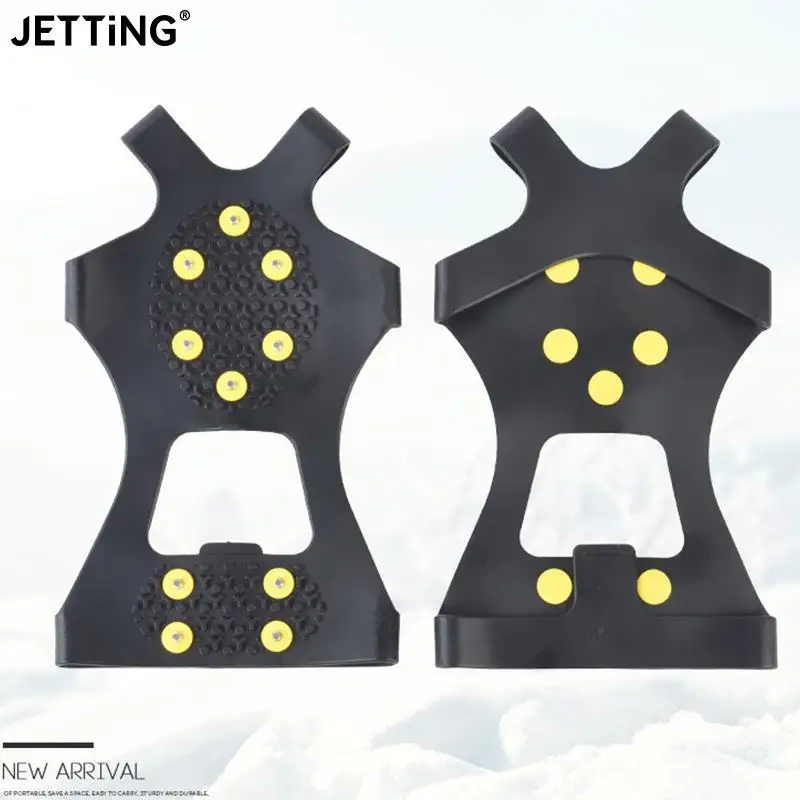 

Ice Non-Slip Snow Shoe Spikes Grips Cleats Crampons Winter Climbing Safety Tool Anti Slip Shoes Cover Outdoor Crampones Nieve