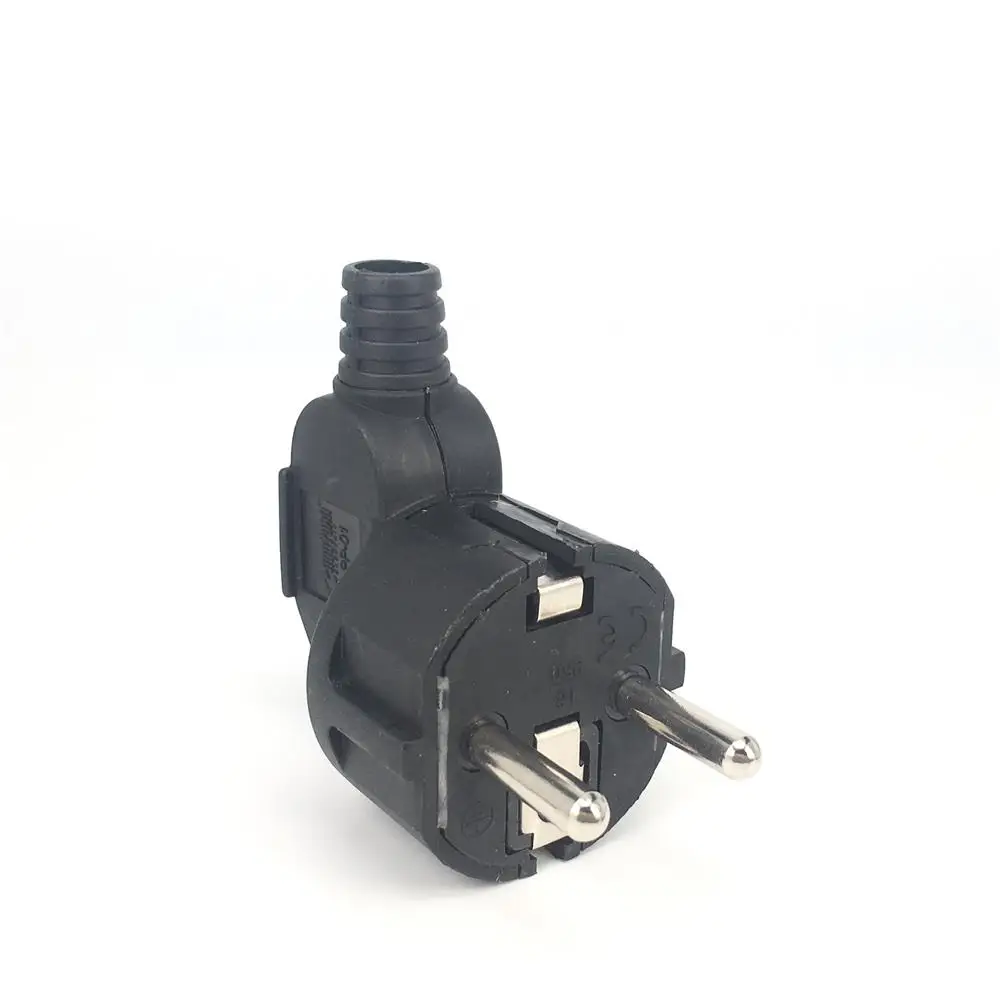 Plug Adapter 1pcs EU 16A Male Replacement Outlets Rewireable Schuko Electeic Socket Euro Connector For Power Extension Cable