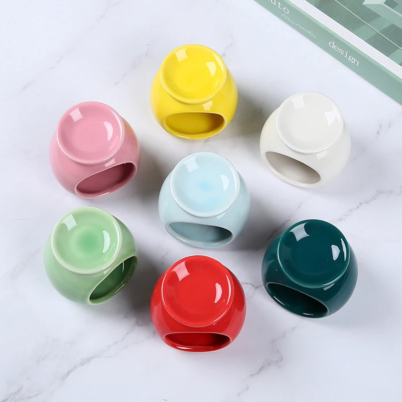 Description Picture 4 of itemMini Incense Holder Home Living Room Decor Ceramic Candle Holder Porcelain Aroma Burner Essential Oil Diffuser Fragrance Stove