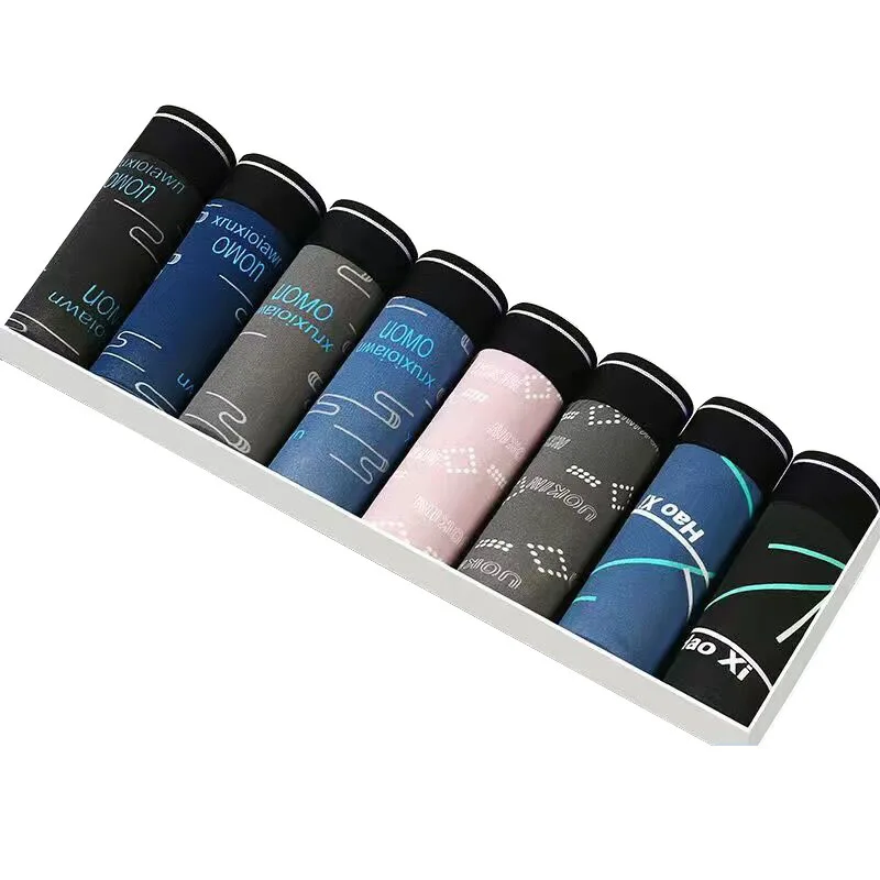 

Men Boxer Shorts Men's Panties Male Underpants Comfortable and Breathable Soft Cotton Sexy U Pouch Underwear Boxershorts Larger