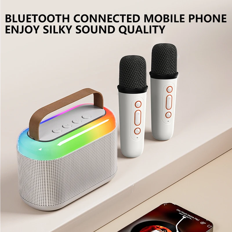 

TONGYOR Y3 15 Вт Bluetooth караоке беспроводные микрофоны портативный RGB ночное освещение полный диапазон Высокая мощность усилитель для дома