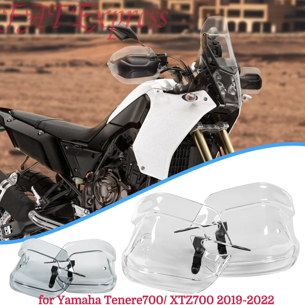 

Motorcycle Handguard Extensions Hand Shield Hand Guard Extend Protector for Yamaha Tenere700 Tenere 700 XTZ700 2019-2022 2020