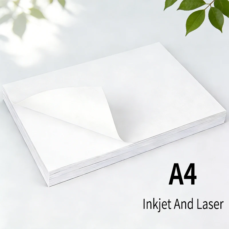A4 20/50pcs 흰색 Xuan 종이 접착제 잉크젯 및 레이저 매트 표면 페인팅 ..
