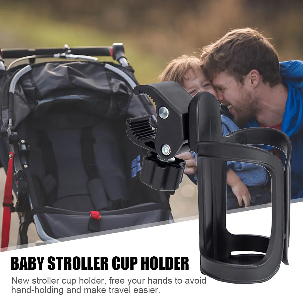 Porte-gobelets Poussette Voarge - Lot De 2 - Rotation 360° - Pour Vélo, Fauteuil Roulant