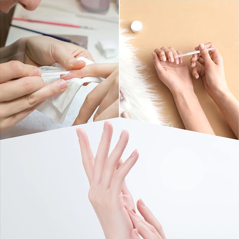 1Pcs Glass Cuticle Pusher Cuticle Remover Tool Double Sided Trimmer Manicure Stick Professional Manicure Tool