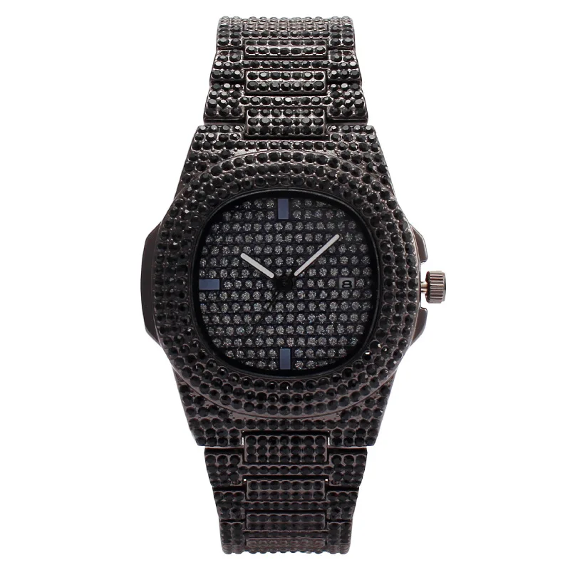 Men's Watch, Fashion Diamond Gypsy, Diamond Full Calendar Men's Quartz Watch