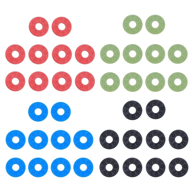 10 Teile/paket Gummi Gitarrengurt Blöcke Gitarre Protector Gitarre Strap Locks Silikon Strap Locks Gitarre Teile Zubehör