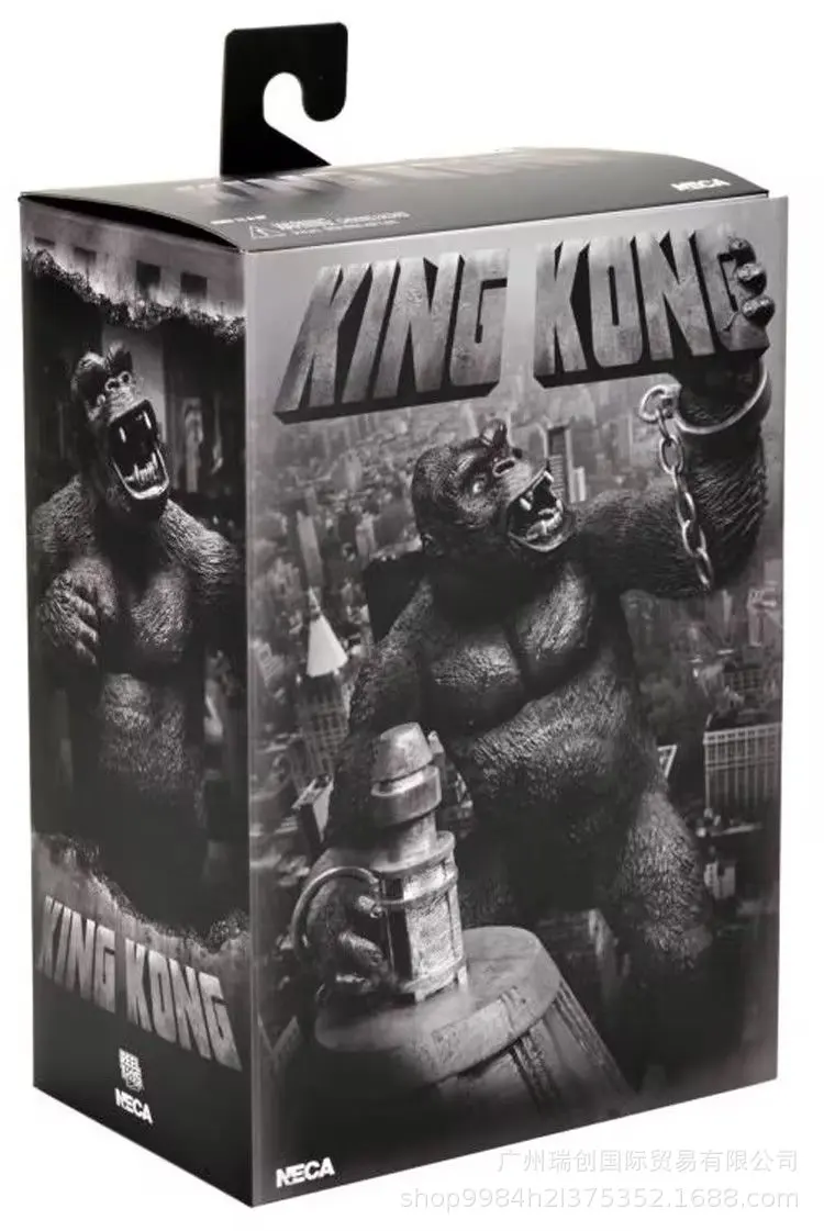 Hot Toys Boxed 2021 Movie Classic Monster King Kong Battle Axe Gorilla Joint Mobile Doll Model Toy Gift