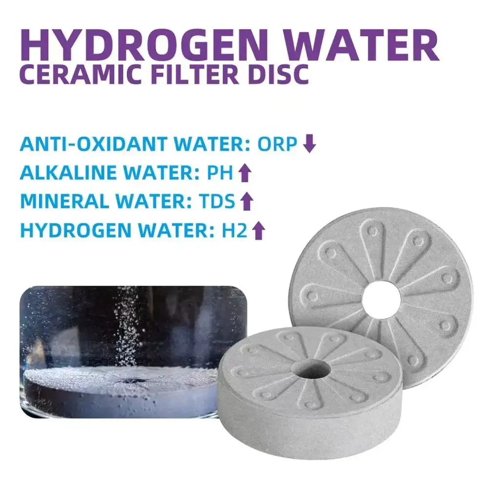 2pcs/Lot Hydrogen Water Tablets Set Disco Alkaline Water Maker Rich Oxygen Cup Generator with Aluminum Foil Bag