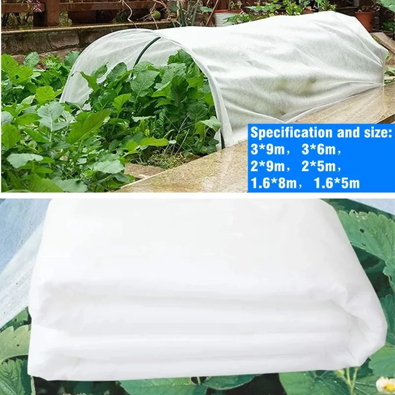 

Winter Vegetables Protective Blanket Plant Anti-freeze Cover Non-Woven Fabric Prevent Frostbite Garden Seedling Potted Cloth,Wid
