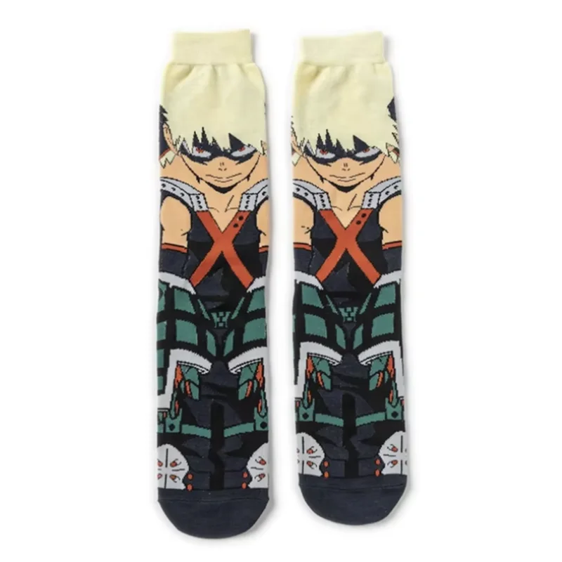 Anime Socks Stockings My Hero Academia Boku no Midoriya Izuku Bakugou Katsuki Todoroki Shoto Cosplay Accessories Prop