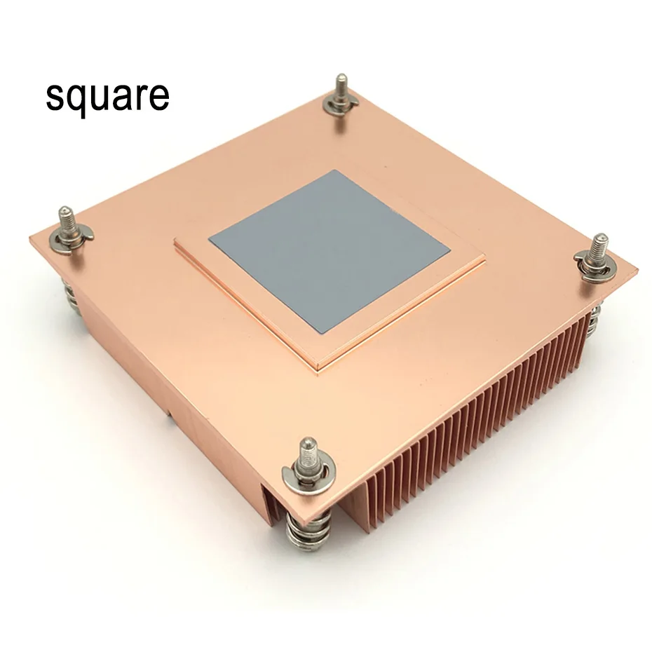 COOLSERVER 1U1C 1U Desktop PC CPU Cooler Server Workstation Passive Cooling Thin Heat Sink For LGA2011 LAG115X